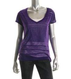 Purple Stripes Casual Shirt
