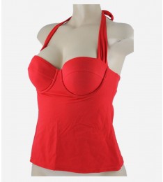 Red Push Up Swimsuit Tops