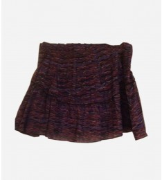 Black Combo Mini Skirt