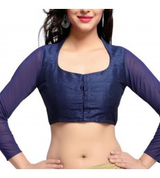 Blue Indian Sari Blouse