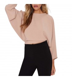 Light Pink Dolman Sleeve Shirt