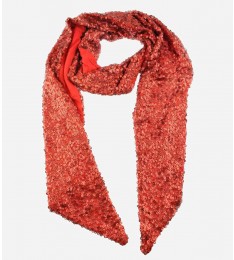 Sequined Knit Lined Decorative Scarf