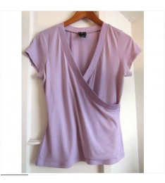 Purple Chiffon Top
