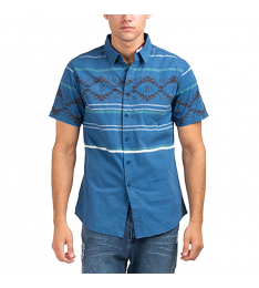 Dark Royal Blue Colony Button-Up