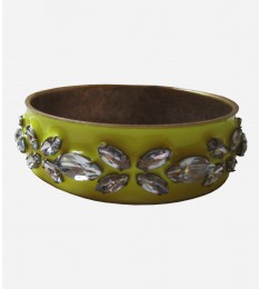 Enameled Bangle Bracelet