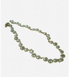 Gold Necklace and Earring