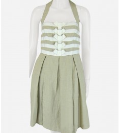 New Duen Ivory Halter Dress