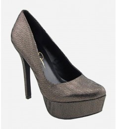Silver Platform Stiletto Heels Shoes