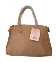 Tan Sequin Handbag 