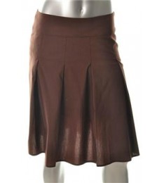 Brown A-line Skirt