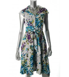 Petite Casual Printed  Dress