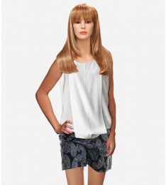 Black & White Print Shorts