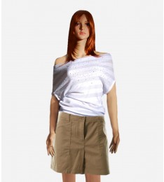 Beige Bermuda Shorts