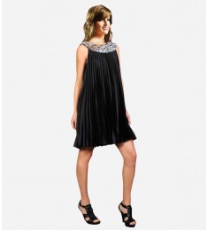 Black Pleated Dress