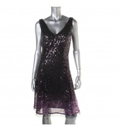 Black Sequins Dress 
