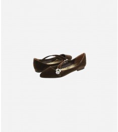 Abbie Chocolate Velvet Shoe