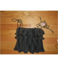 Black Tankini Swimsuit Top