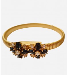 Dark Blue Sapphire and Gold Bracelet