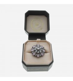 Pink Rose Quartz Accent Ring