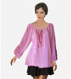Vintage Lace Peasant Boho Blouse