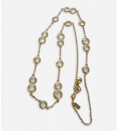 Gold Crystal Confetti Necklace