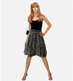 Lilith Silk A-line Skirt
