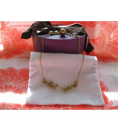WILD CARD Gold Plated Necklace