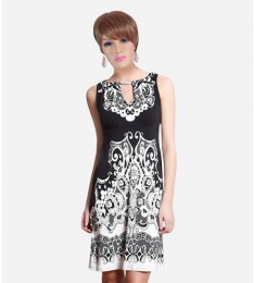 Key Hole Shift Dress