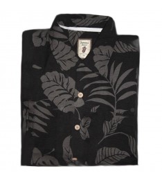 Men's Obsidian Jamaica Jaxx Silk Shirt