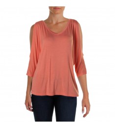 Orange Off-Shoulder Top