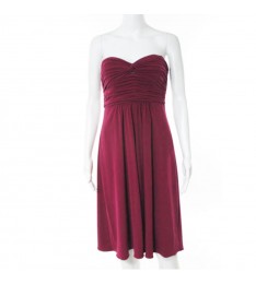 Pink Strapless Cocktail Dress