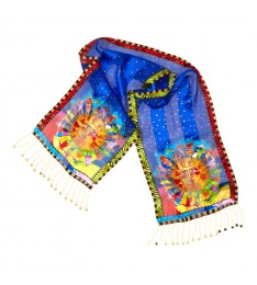 Blue Harmony-Under-The-Sun Silk Scarf