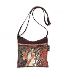 Orange Moroccan Mares Crossbody Bag