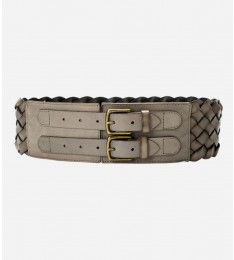 Braided Wide Waist Belt