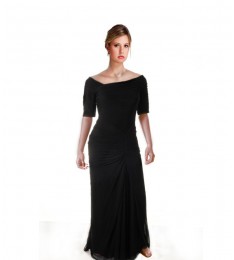 Black Fit & Flare Gown