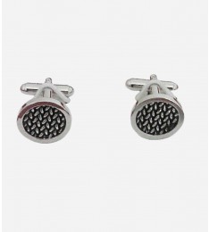 Round Silver Men's Cufflinks-01.jpg