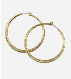 Crystal Detail Hoop Earring