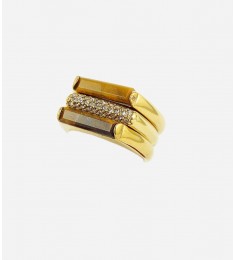 Pave Bar Stack Ring