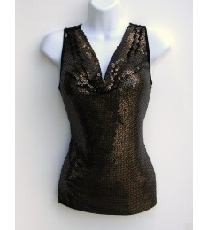 Cowl Neck Sleeveless Top