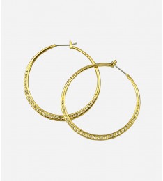 Crystal Detail Hoop Earring