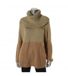 Gold Metallic Knit Sweater