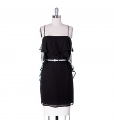 Black Spaghetti Straps Dress