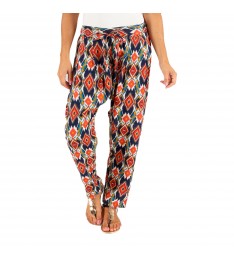 Blue & Red Floral Lounge Pants