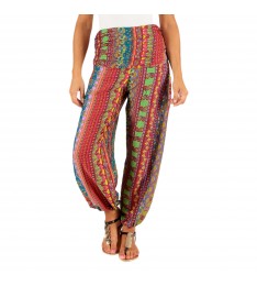 Multicolor Paisley Harem Pants