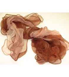 New Fashion 100 Percent Silk Three Layers Scarf