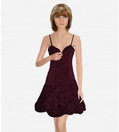 Straps Bubble Cocktail Dress