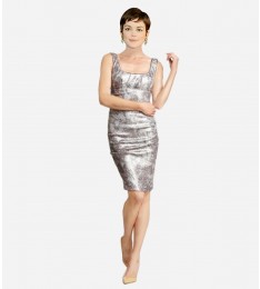 Nicole Miller Sequin Halter Dress