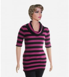 Nicole Miller Striped Sweater Cardigan