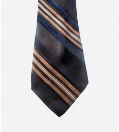 Multi-Color Stripe Skinny Silk Neck Tie