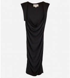 Black Ruched Dress